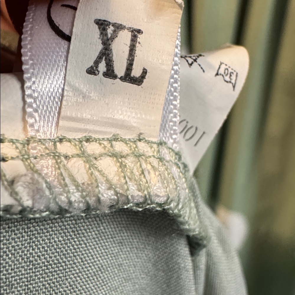 ✨ Sage Green Polka Dot Cottagecore Dress ✨ - Picture 7 of 7